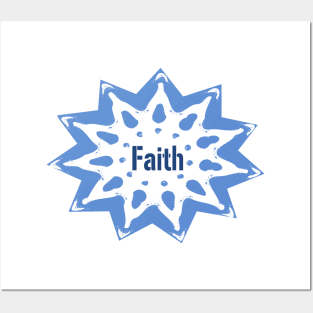 Blue Celestial Star - The Color of Faith Posters and Art